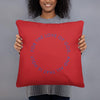 And All That Is Holy (Red)- Basic Pillow - Philip Charles Williams
