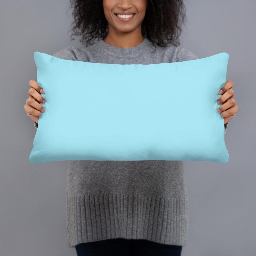 How Many Times Do I Need To Repeat Myself? (Orange) Basic Pillow - Philip Charles Williams