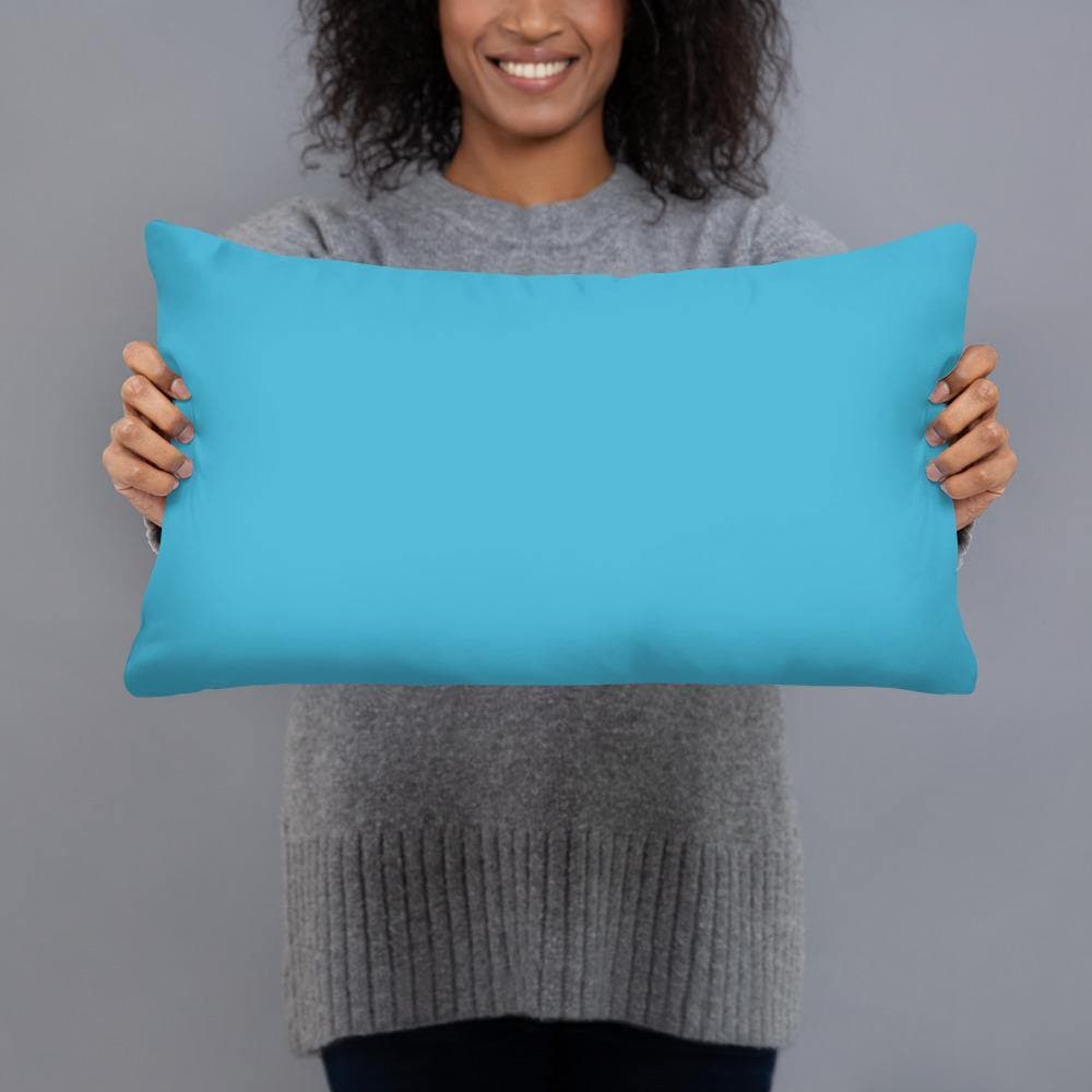 How Many Times Do I Need To Repeat Myself? (Red) Basic Pillow - Philip Charles Williams