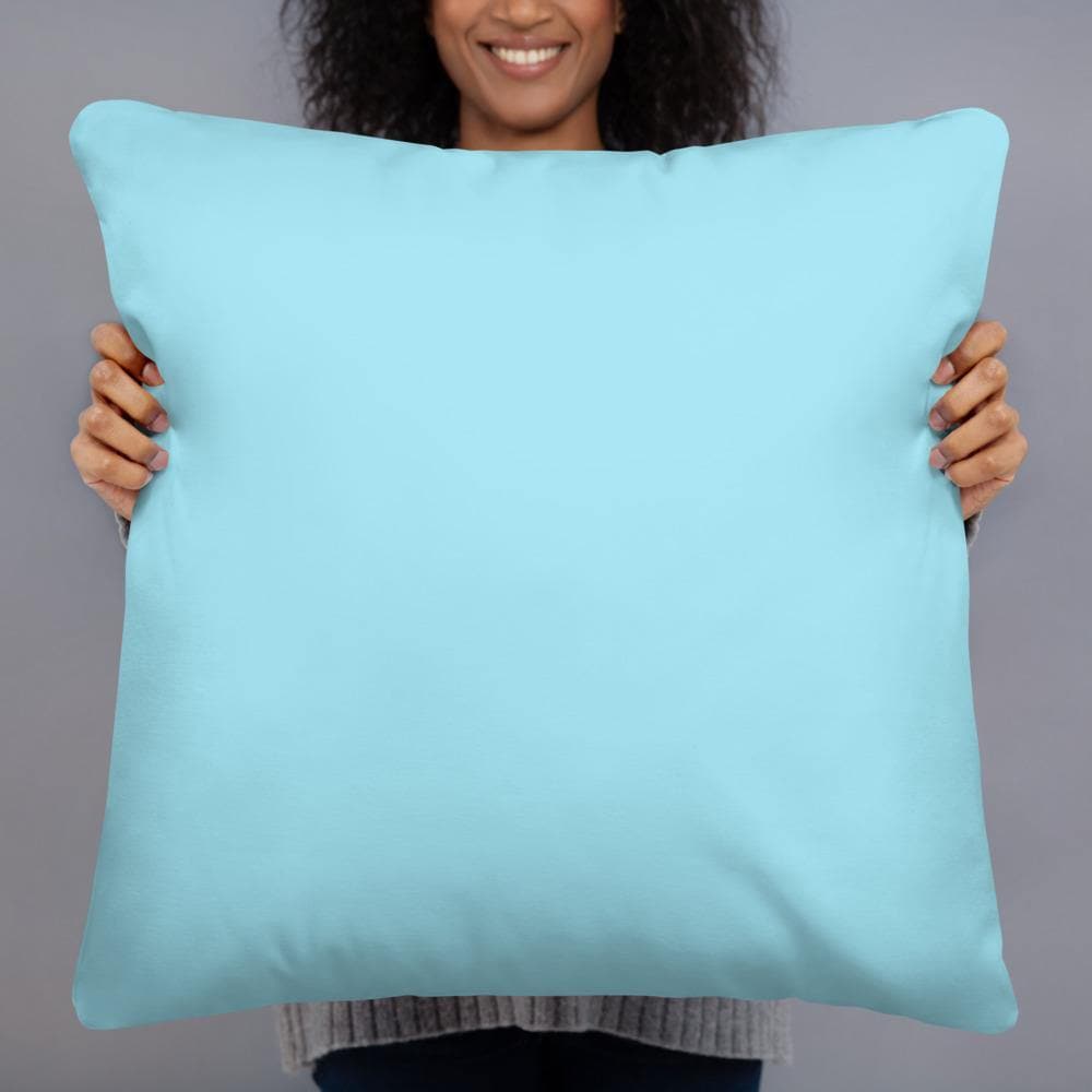 How Many Times Do I Need To Repeat Myself? (Orange) Basic Pillow - Philip Charles Williams