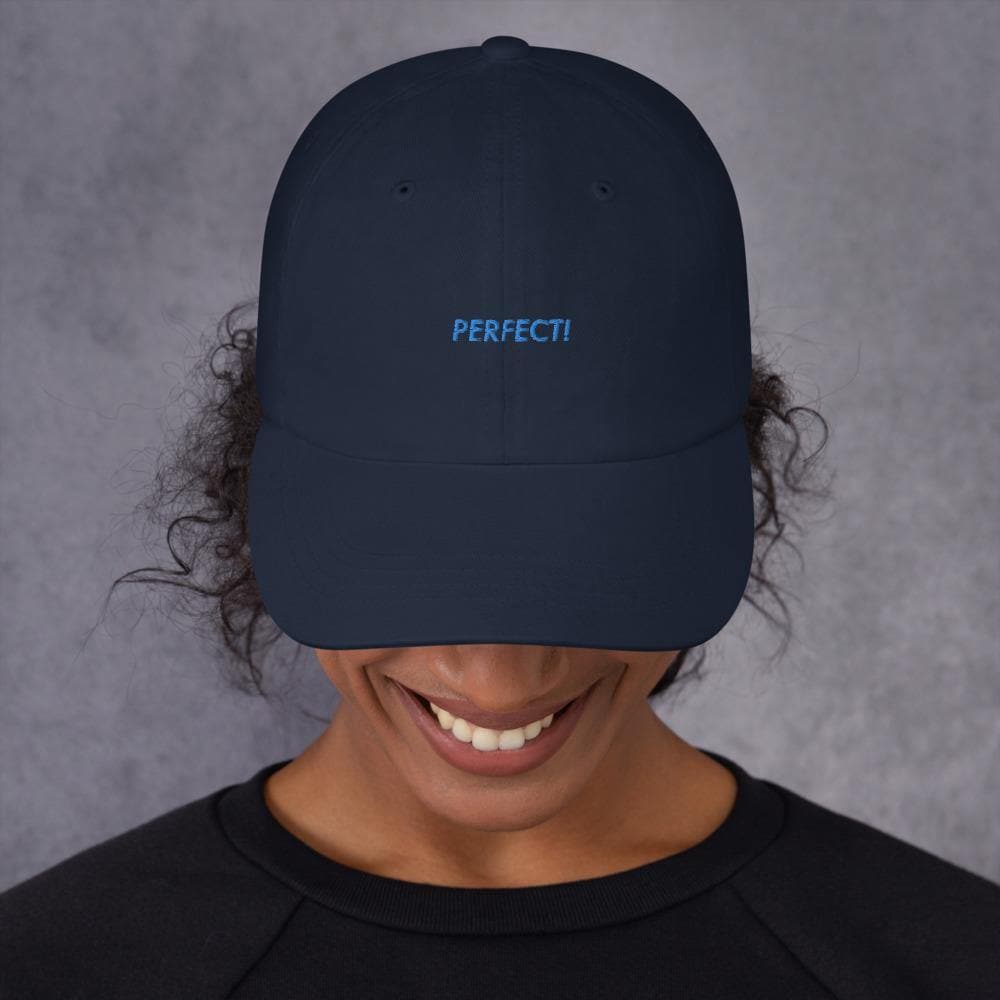 Perfect! (Blue)- Adjustable Baseball Cap - Philip Charles Williams