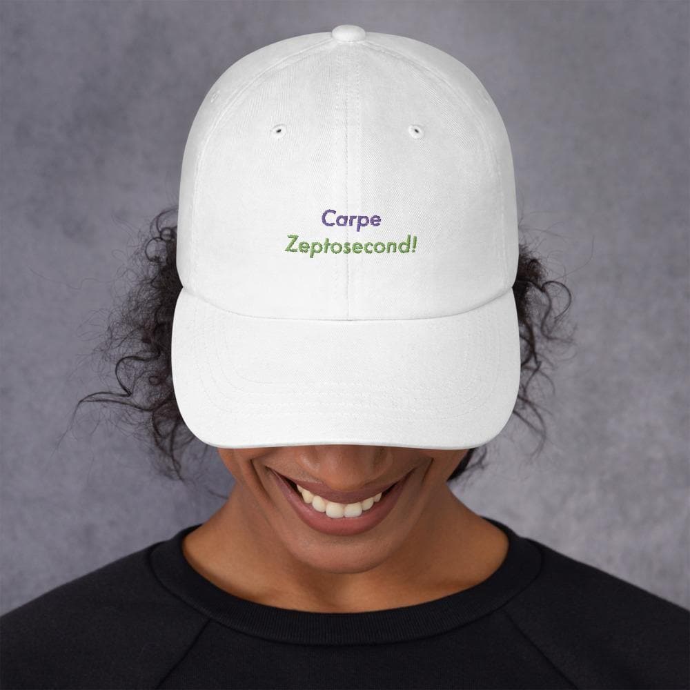 Carpe Zeptosecond! - Baseball Cap - Philip Charles Williams