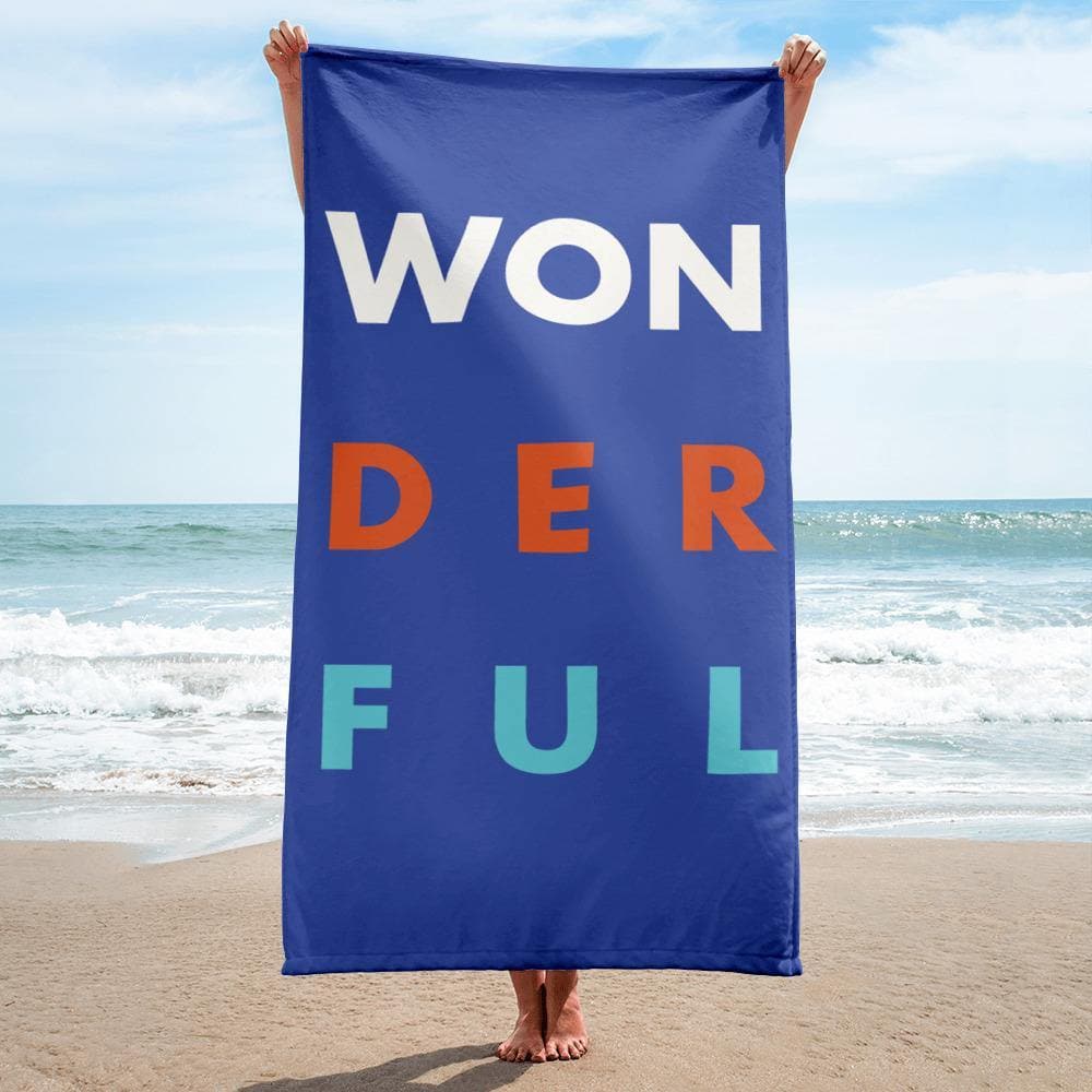 WON-DER-FUL (#1) Towel - Philip Charles Williams