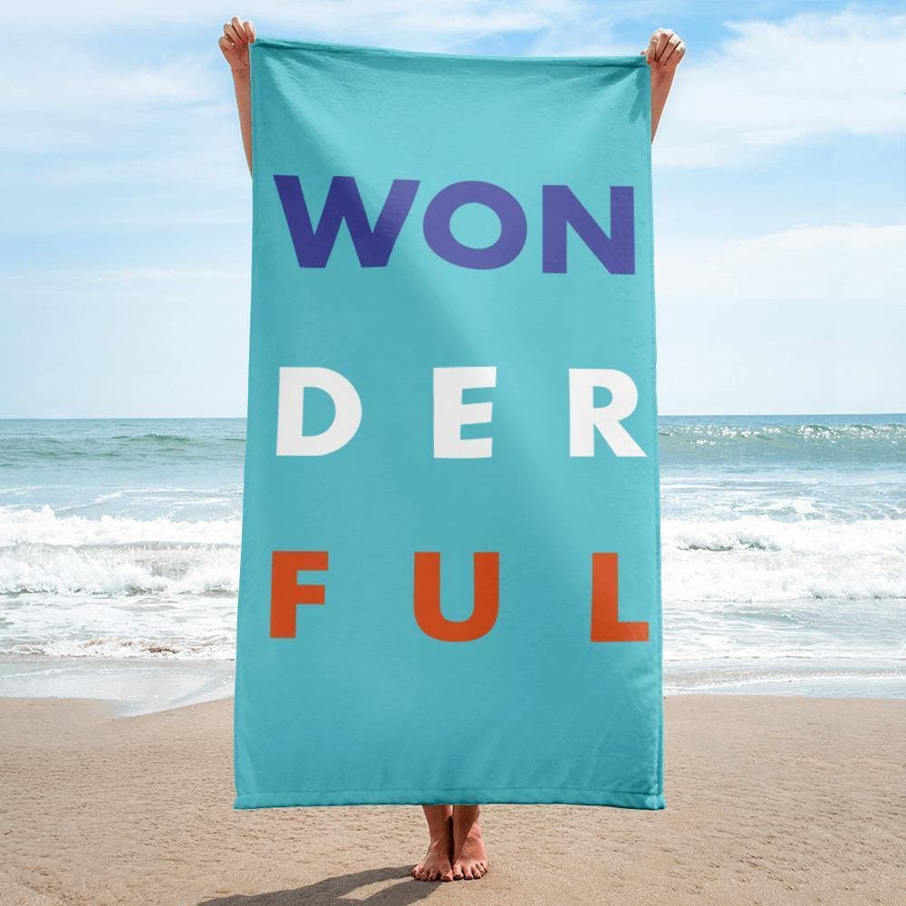 WON-DER-FUL (#2) Towel - Philip Charles Williams