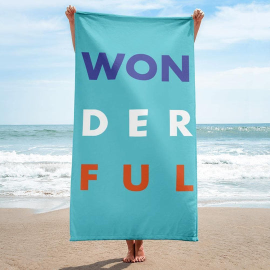 WON-DER-FUL (#2) Towel - Philip Charles Williams