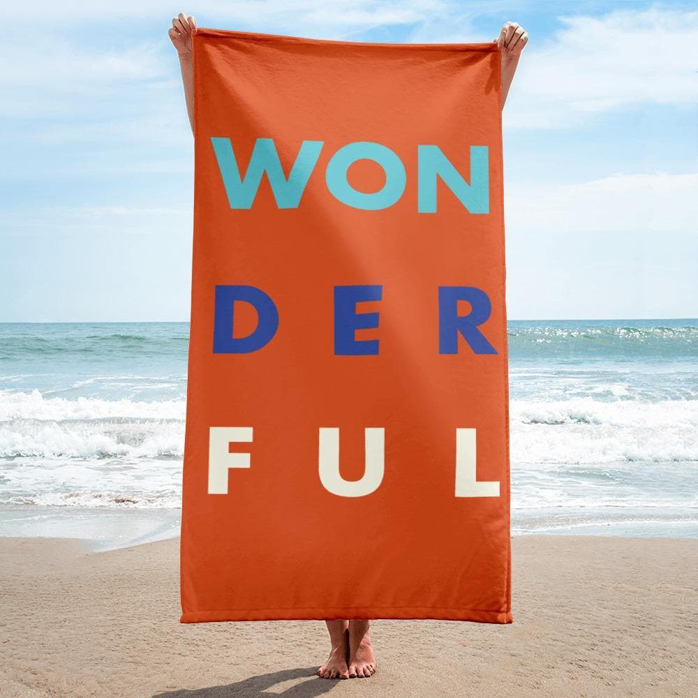 WON-DER-FUL (#3) Towel - Philip Charles Williams