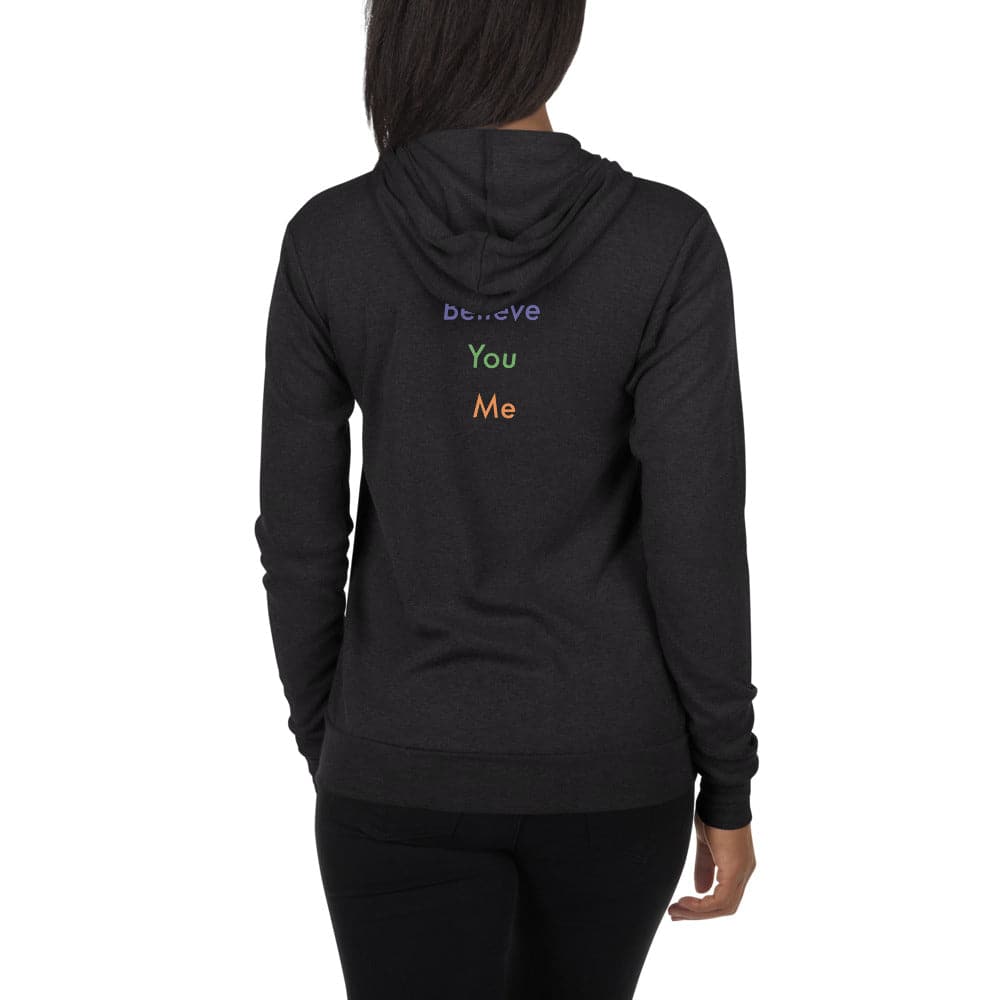 Believe You Me (#1)- Unisex zip hoodie