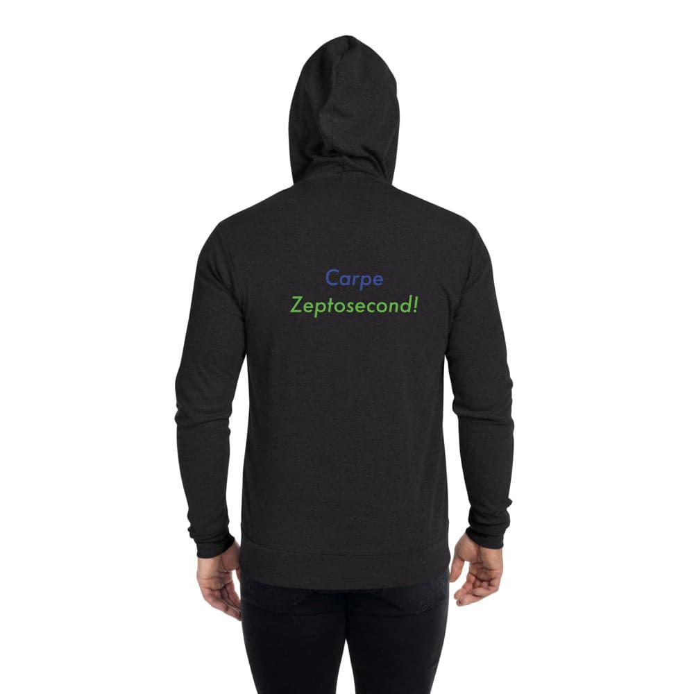 Carpe Zeptosecond! - Unisex zip hoodie