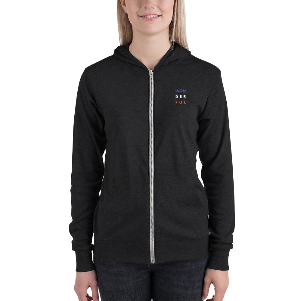 Won-Der-Ful (#2)- Unisex zip hoodie