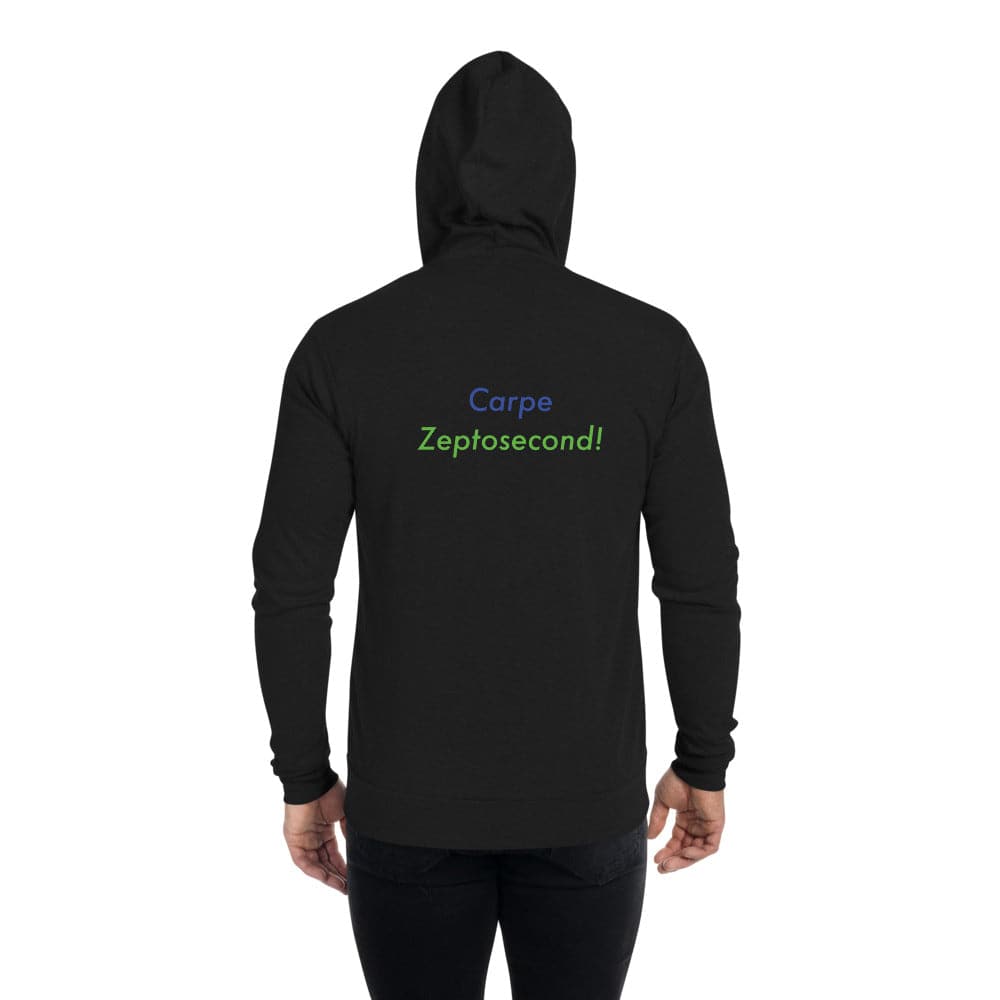 Carpe Zeptosecond! - Unisex zip hoodie