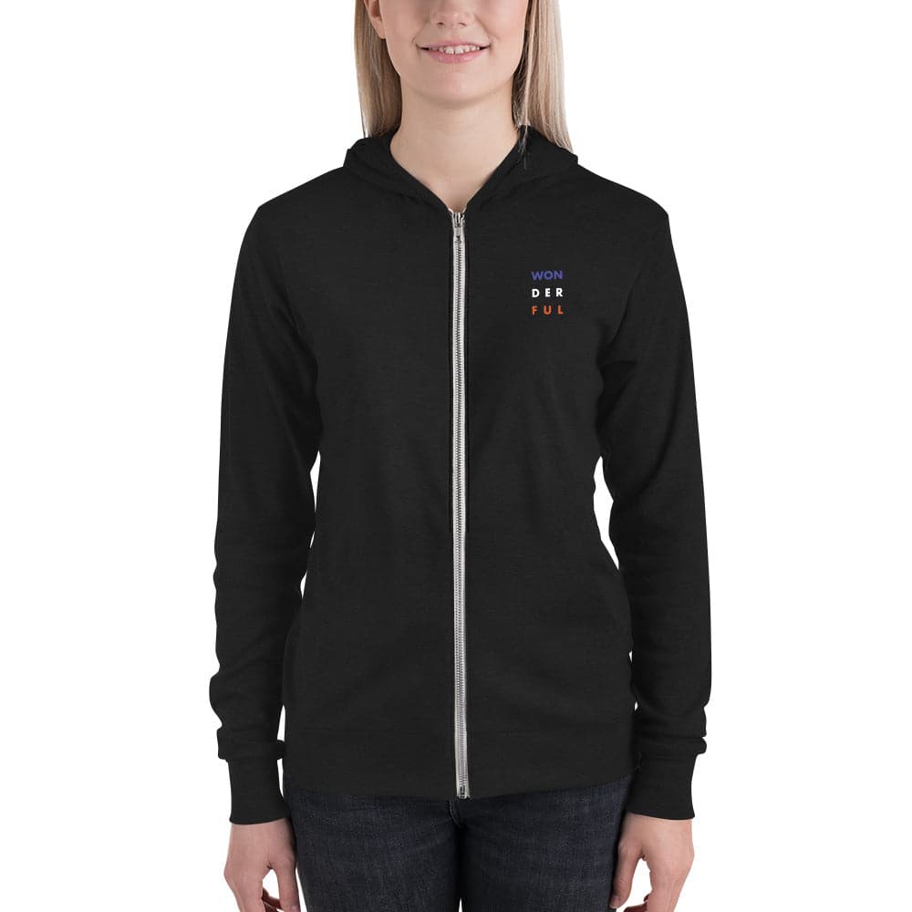 Won-Der-Ful (#2)- Unisex zip hoodie