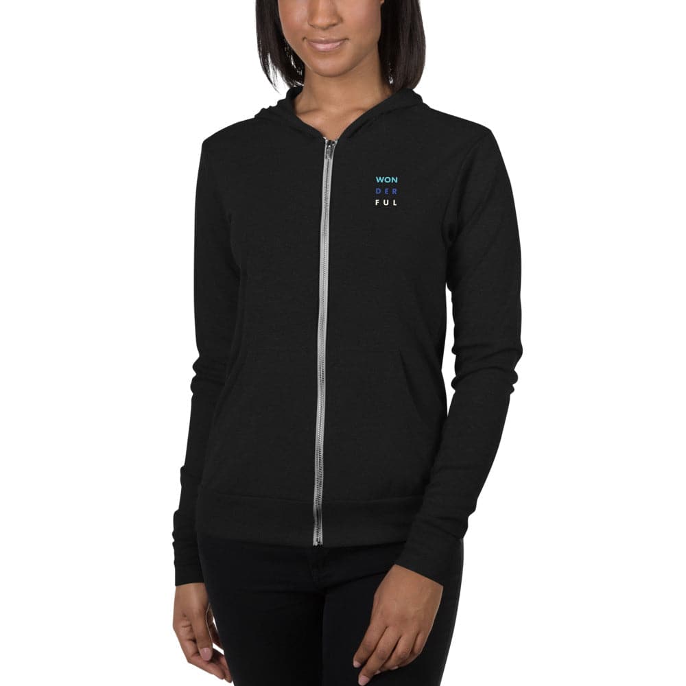 Won-Der-Ful (#3)- Unisex zip hoodie