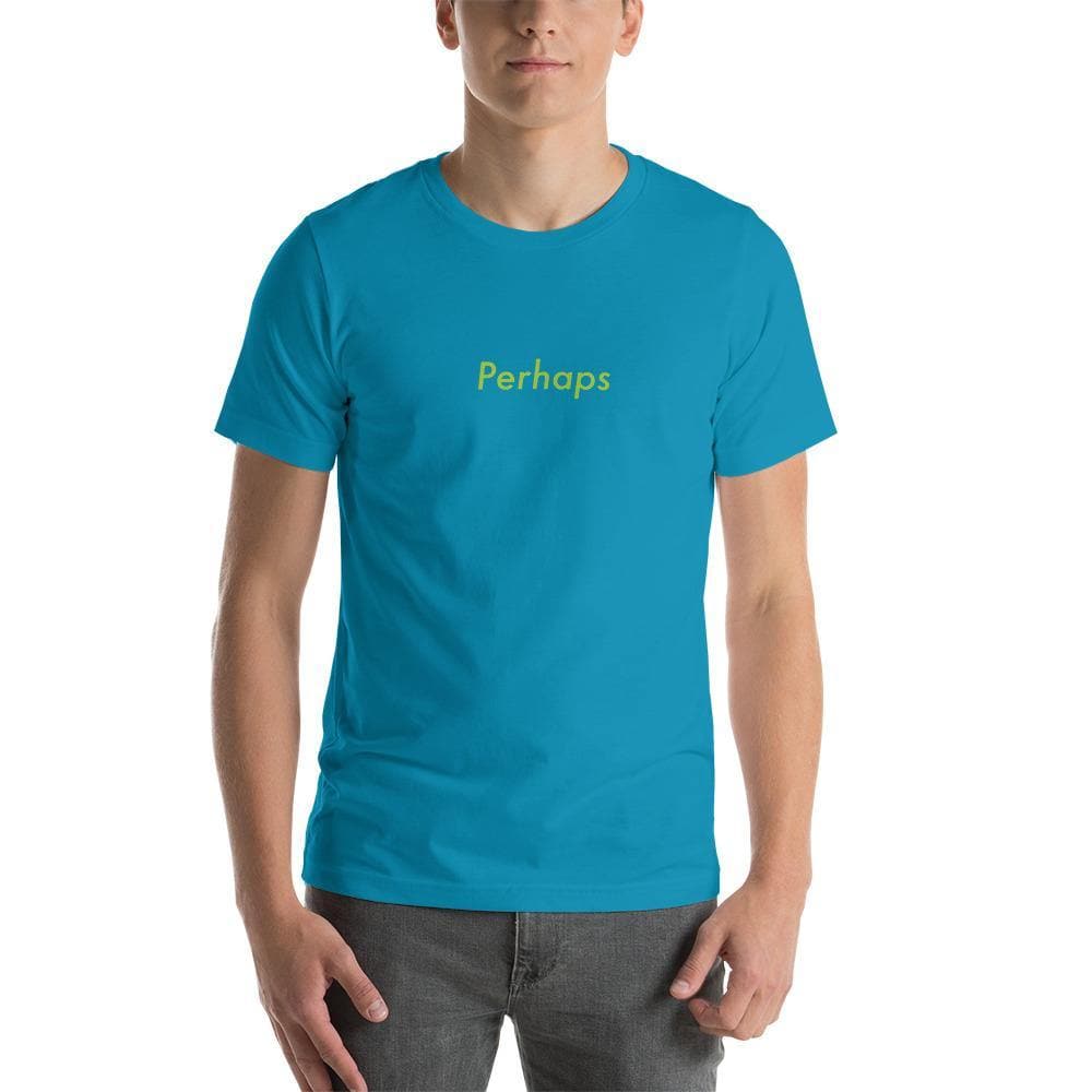 Perhaps (Green)- Short-Sleeve Unisex T-Shirt - Philip Charles Williams