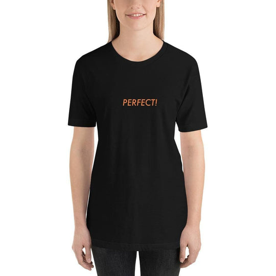 Perfect! (Orange)- Short-Sleeve Unisex T-Shirt - Philip Charles Williams