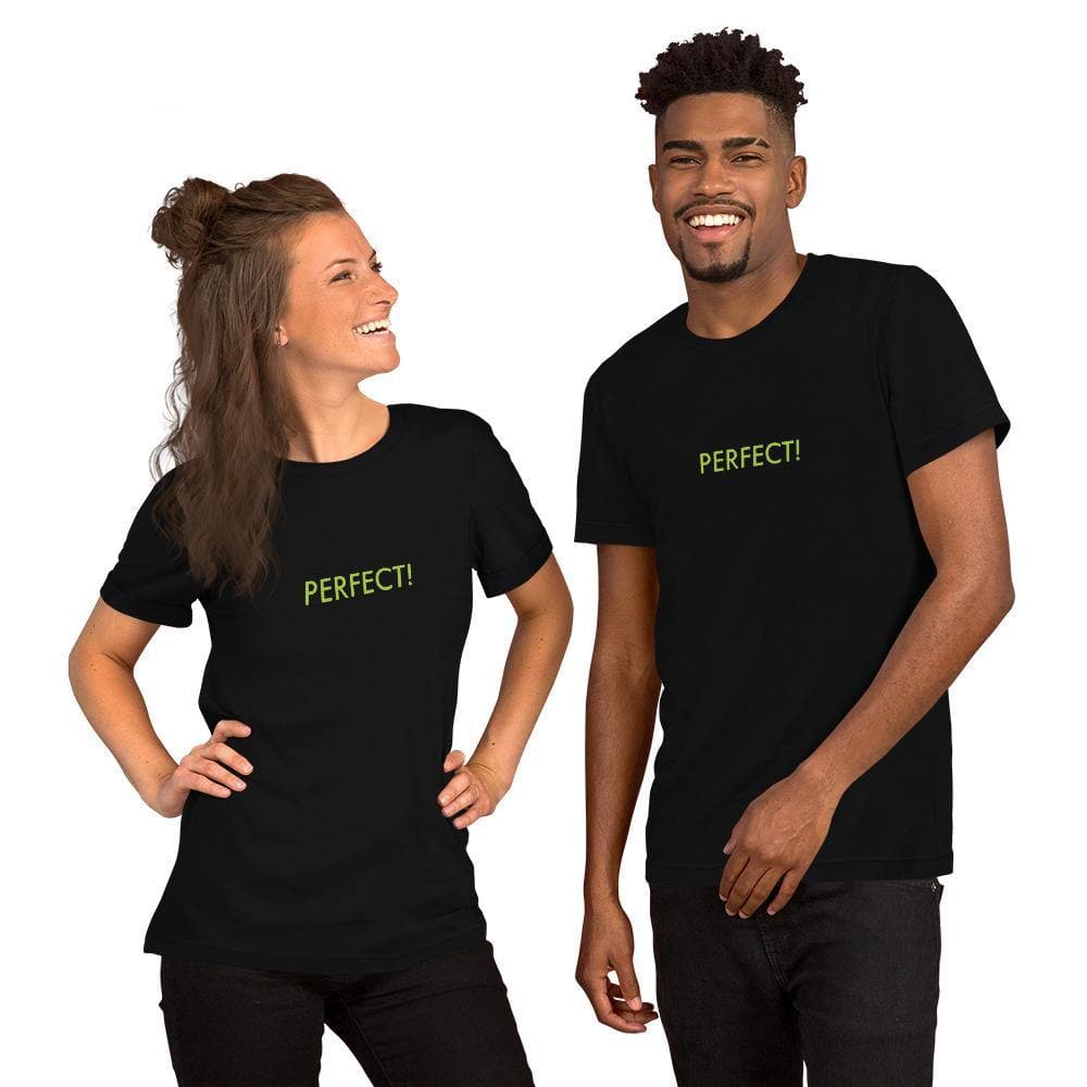 Perfect! (Green)-  Short-Sleeve Unisex T-Shirt - Philip Charles Williams