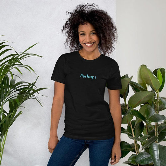 Perhaps (Blue)- Short-Sleeve Unisex T-Shirt - Philip Charles Williams