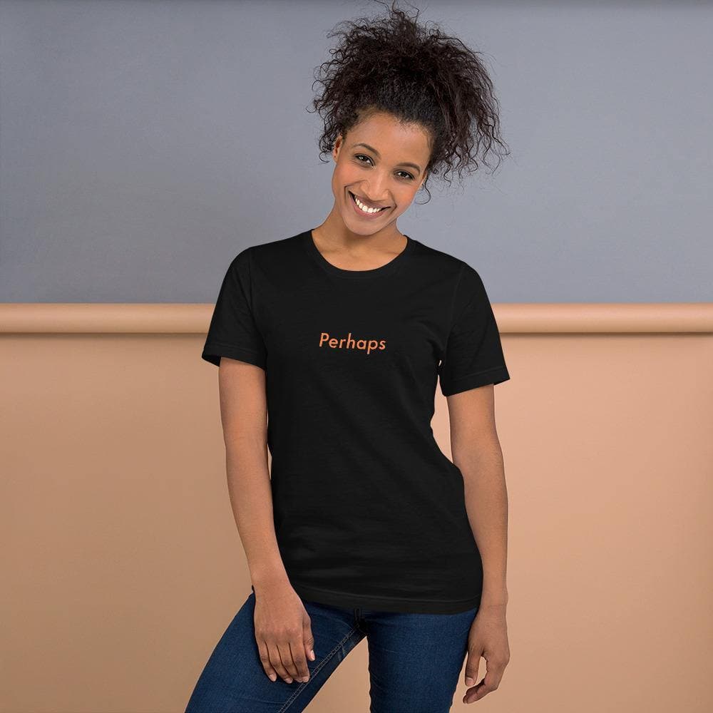 Perhaps (Orange)- Short-Sleeve Unisex T-Shirt - Philip Charles Williams