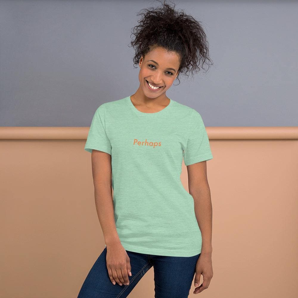 Perhaps (Orange)- Short-Sleeve Unisex T-Shirt - Philip Charles Williams